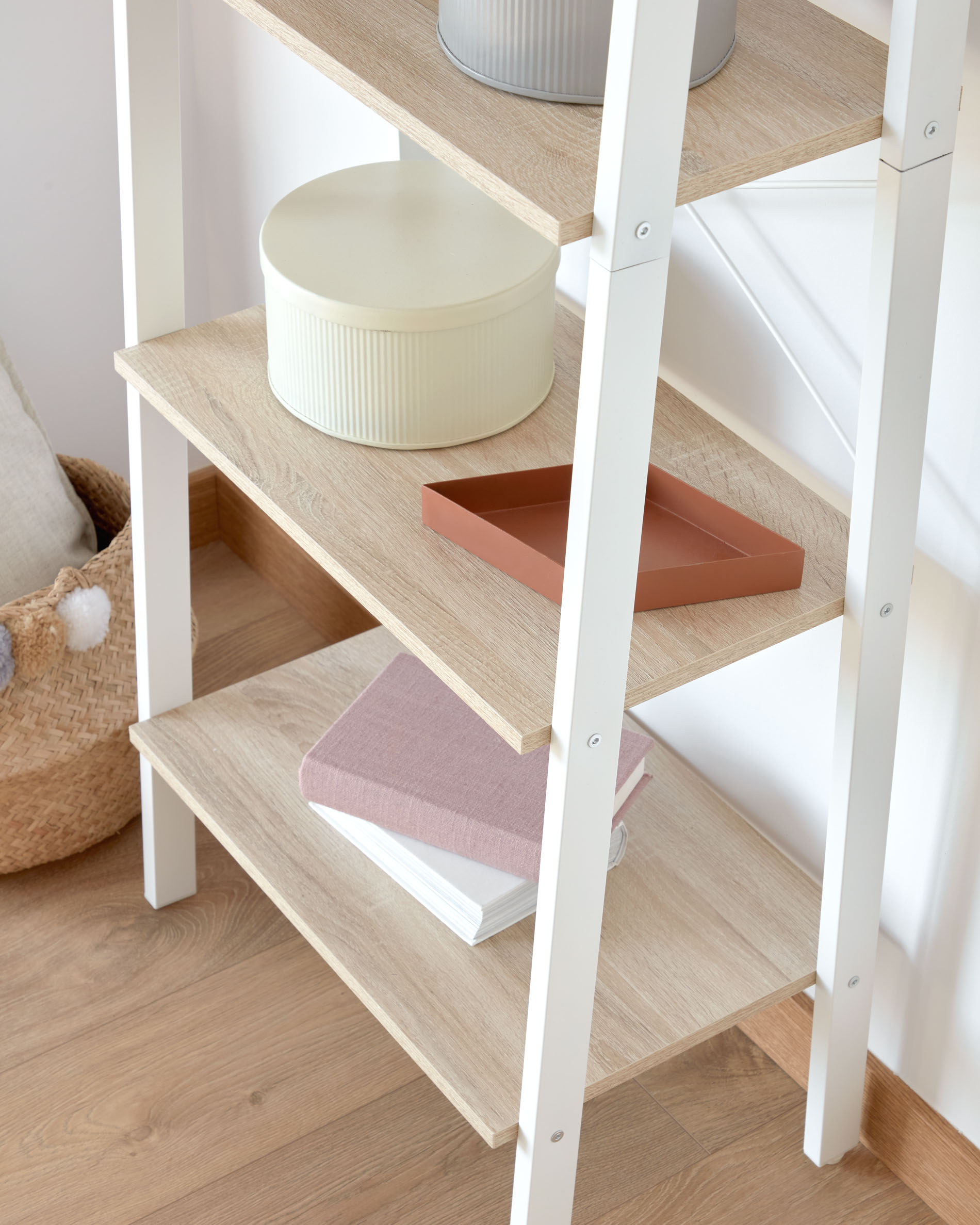 Стеллаж State 56 х 172 белый La Forma (ex Julia Grup)