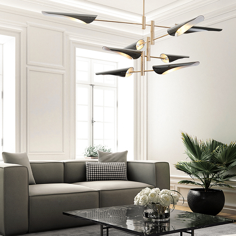 Люстра Cross cable no 407 D125 4 lights Black by ImperiumLoft