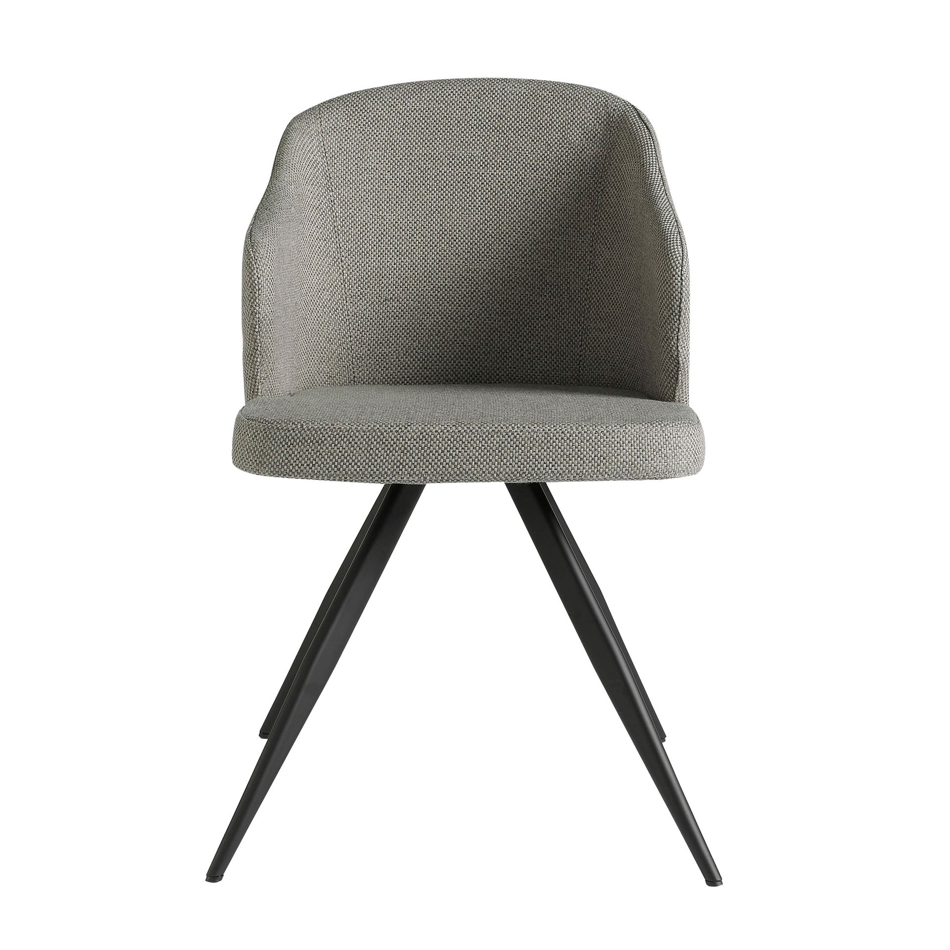 Стул F3208-GRIS /4057 черные ножки Angel Cerda