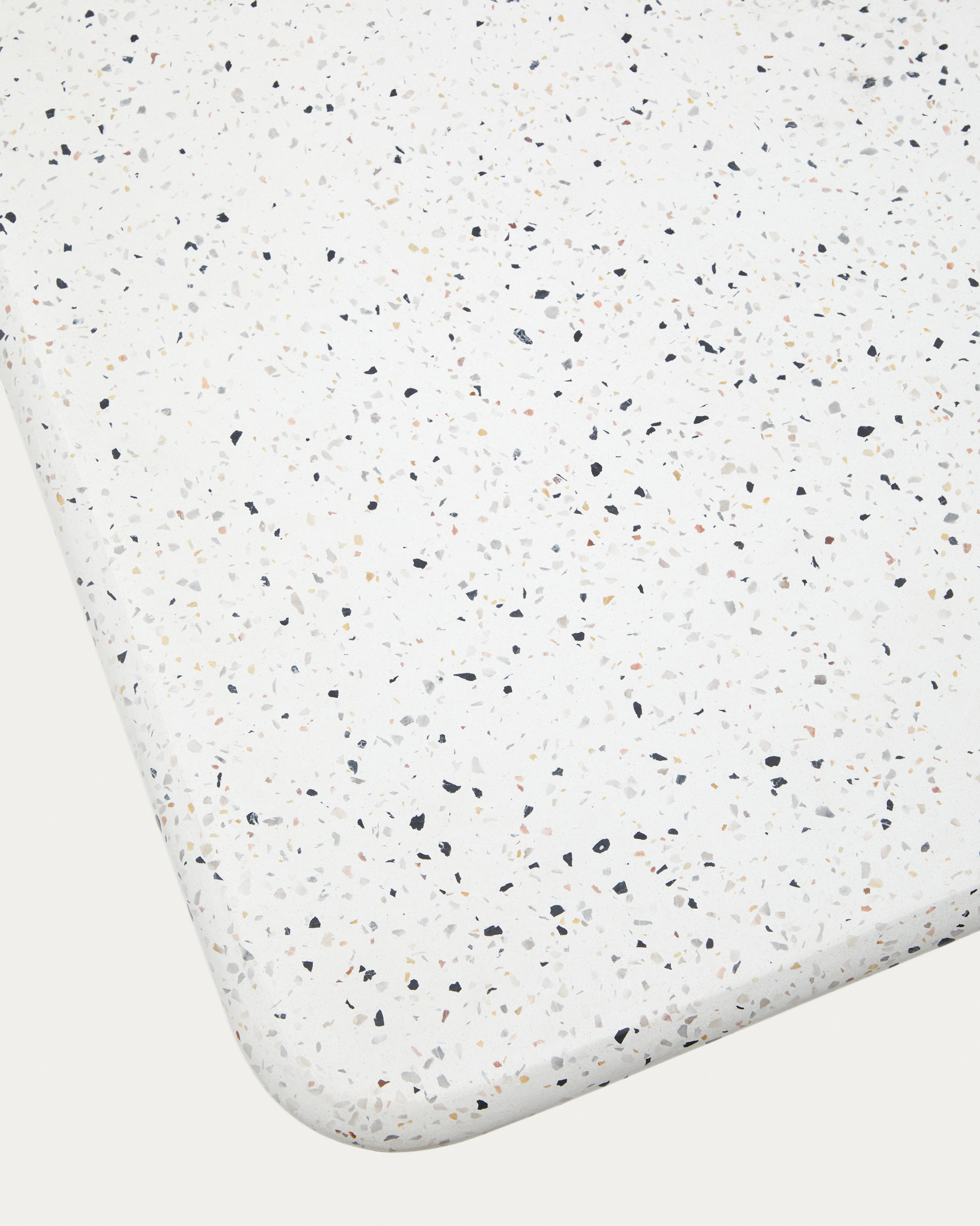Квадратная столешница Saura Outdoor из белого терраццо, 70 x 70 см La Forma (ex Julia Grup)