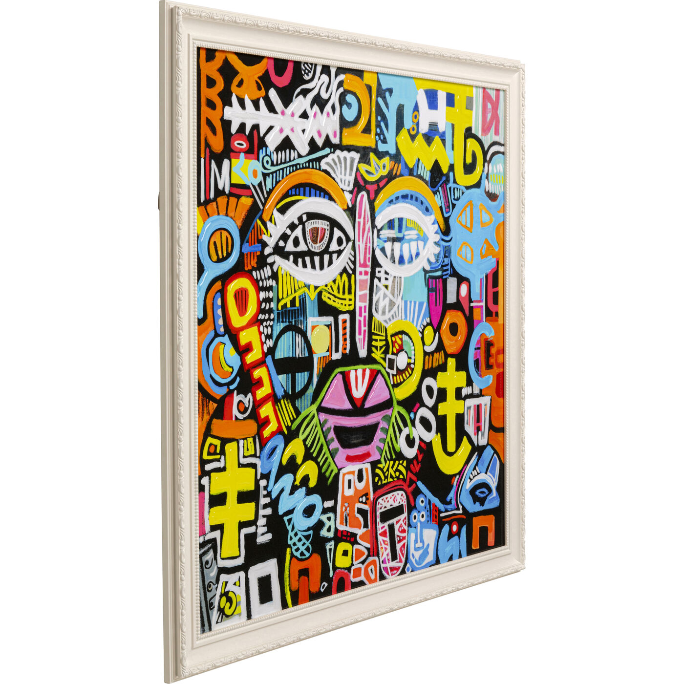 Картина в раме Muse Face 80x80cm KARE 57553