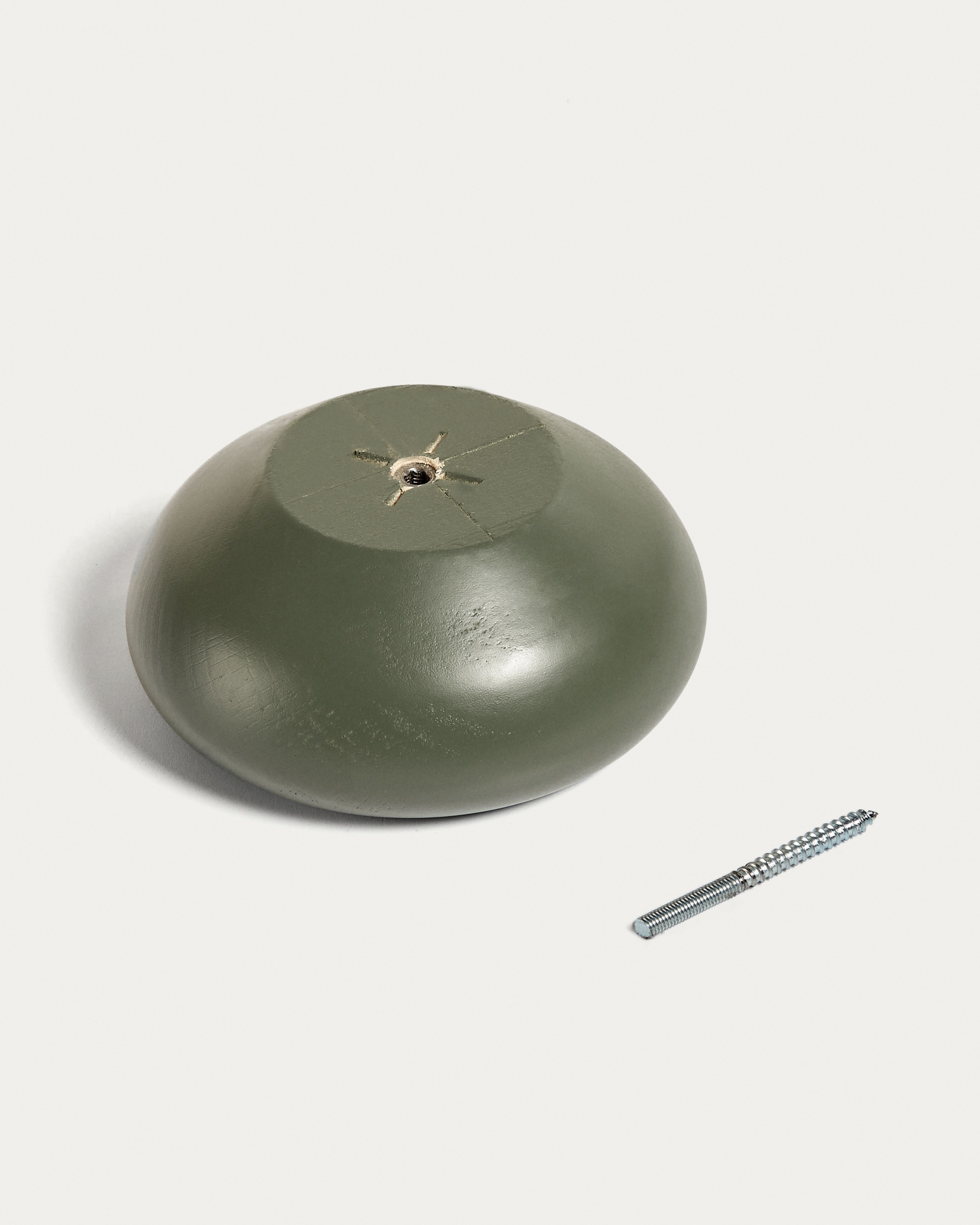 Nadue Набор из 3 настенных крючков из массива бука с зеленой отделкой La Forma (ex Julia Grup)