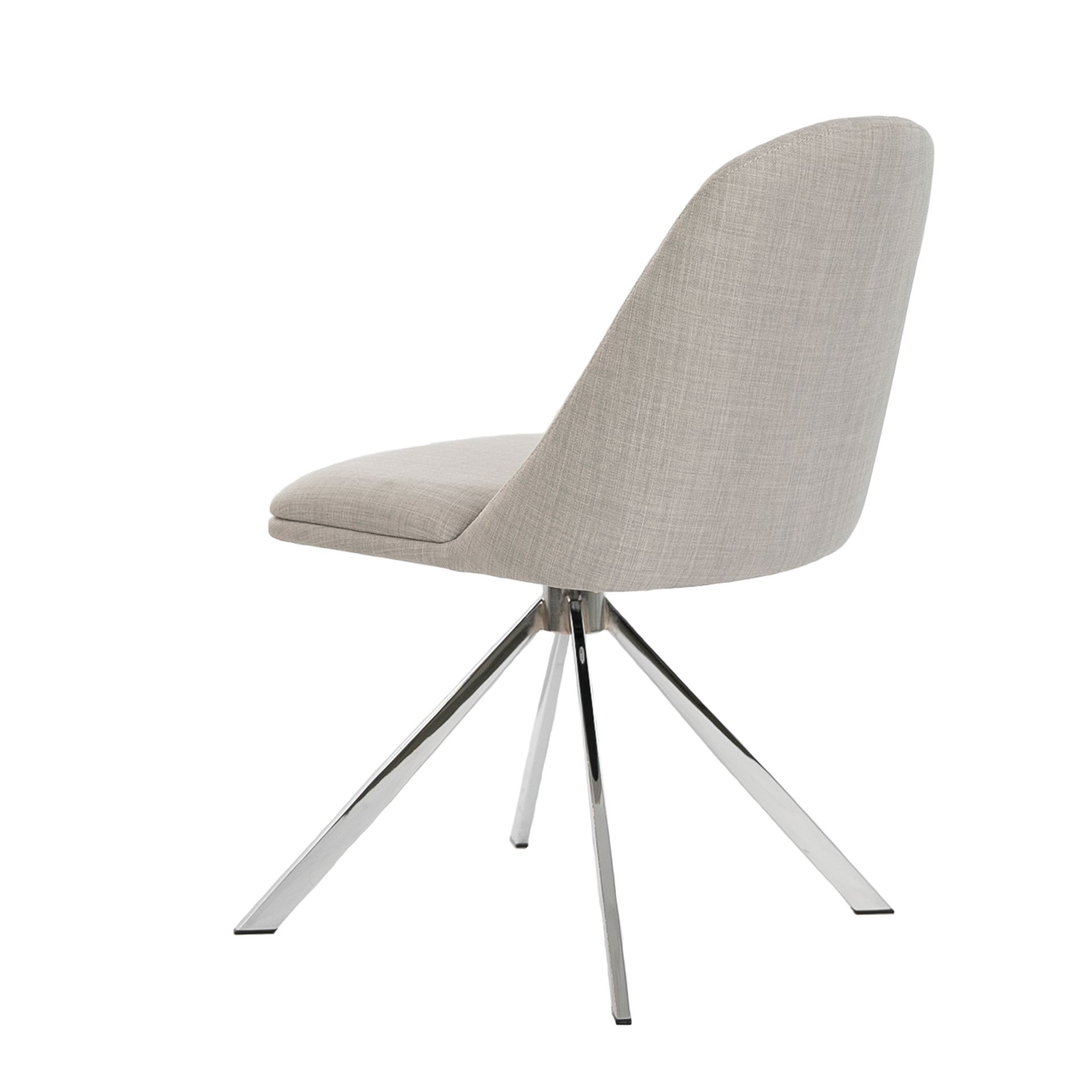 Поворотный стул Espacio Malva F3216 /4020 серый Angel Cerda