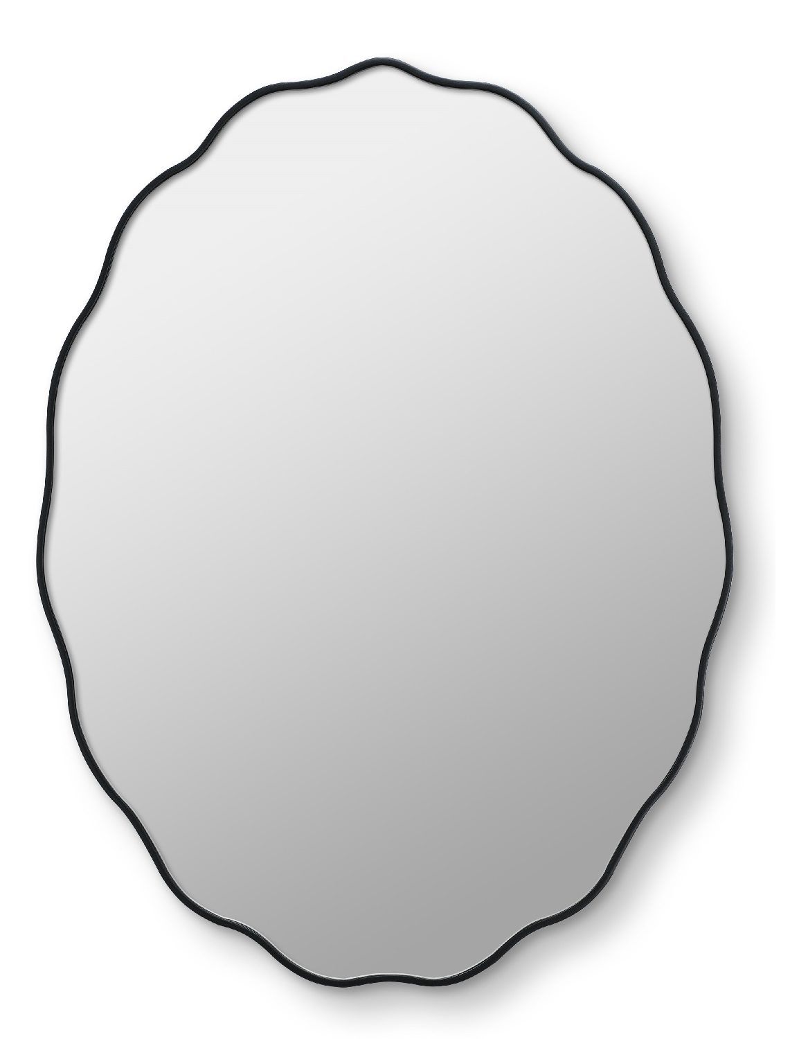 Fancy Oval Black Зеркало в тонкой раме Smal Art-Zerkalo SM193BL