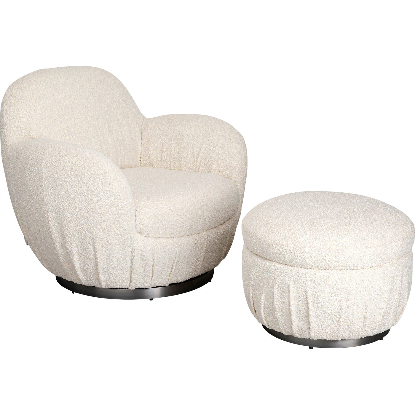Кресло вращающееся Nube Boucle KARE 87923