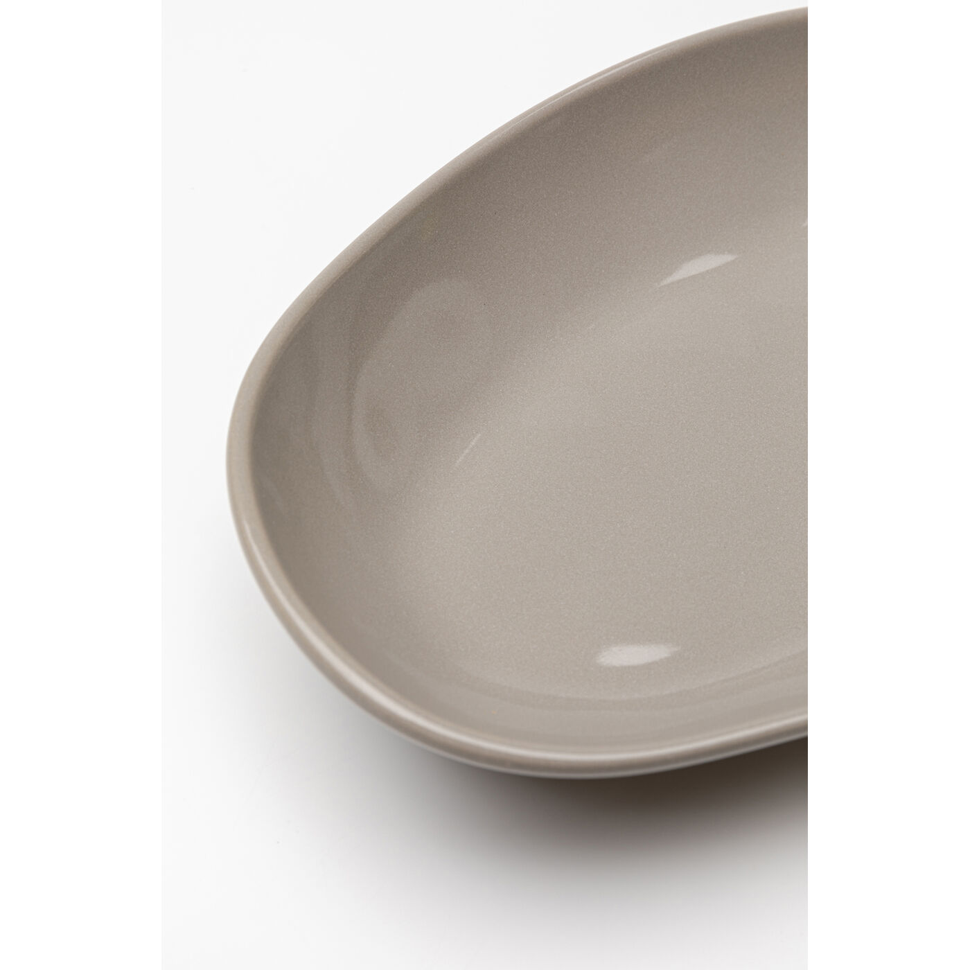 Тарелка Organic Grey 25cm KARE 58195