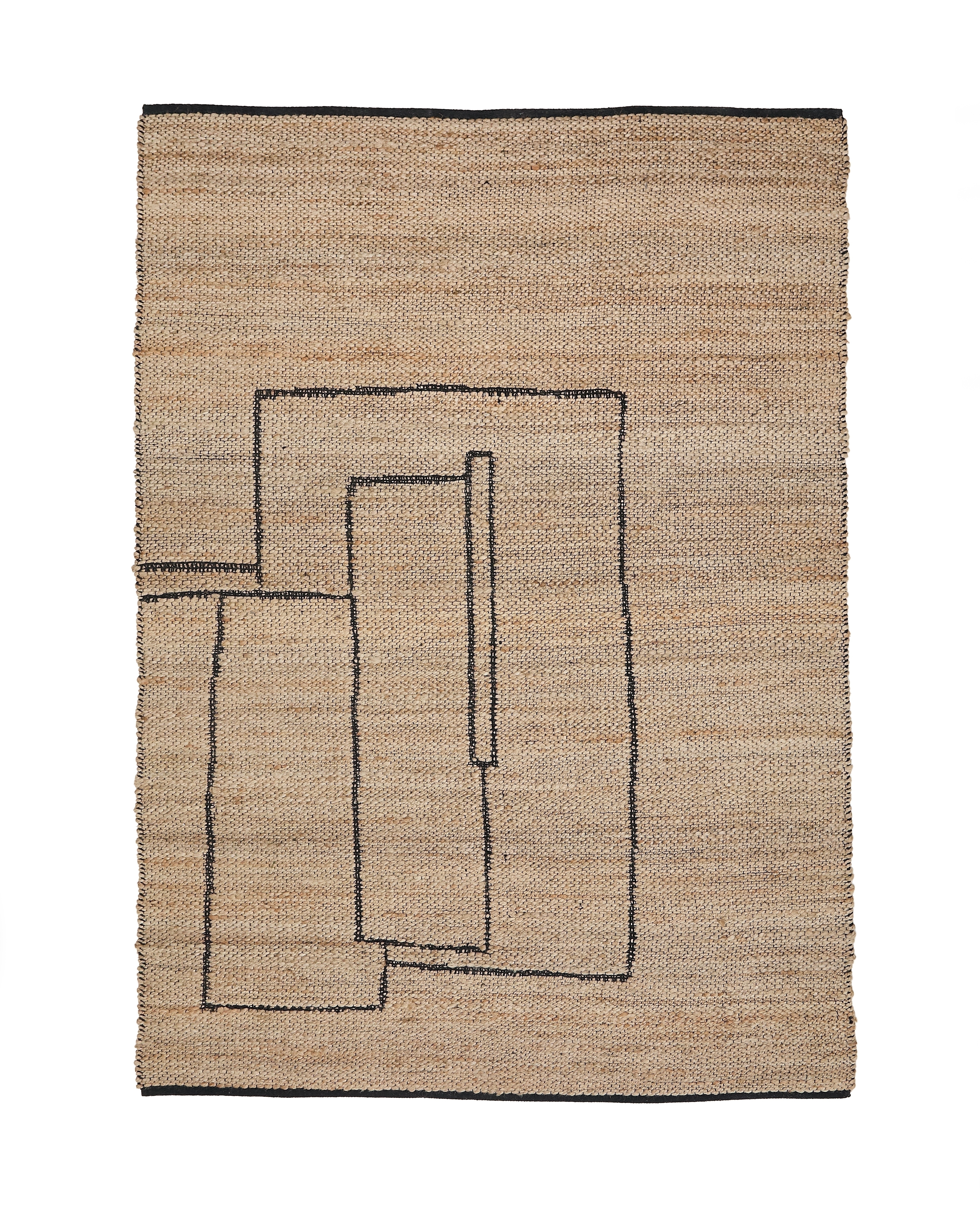 Ковер Velira из джута с графическим рисунком 200 x 300 см La Forma (ex Julia Grup)