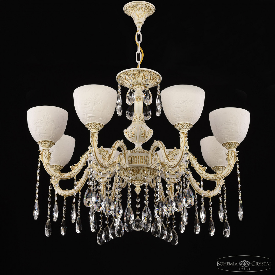 Люстра хрустальная AL79101/8/250 A WMG P1 U Pair Bohemia Ivele Crystal