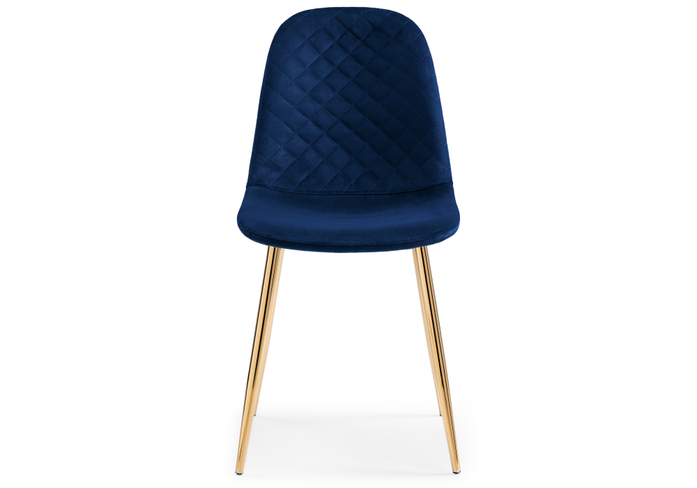Стул Woodville Dabl dark blue / gold 15290