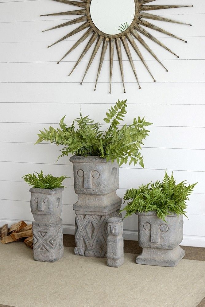 Кашпо на пьедестале Glasar D77586-DS