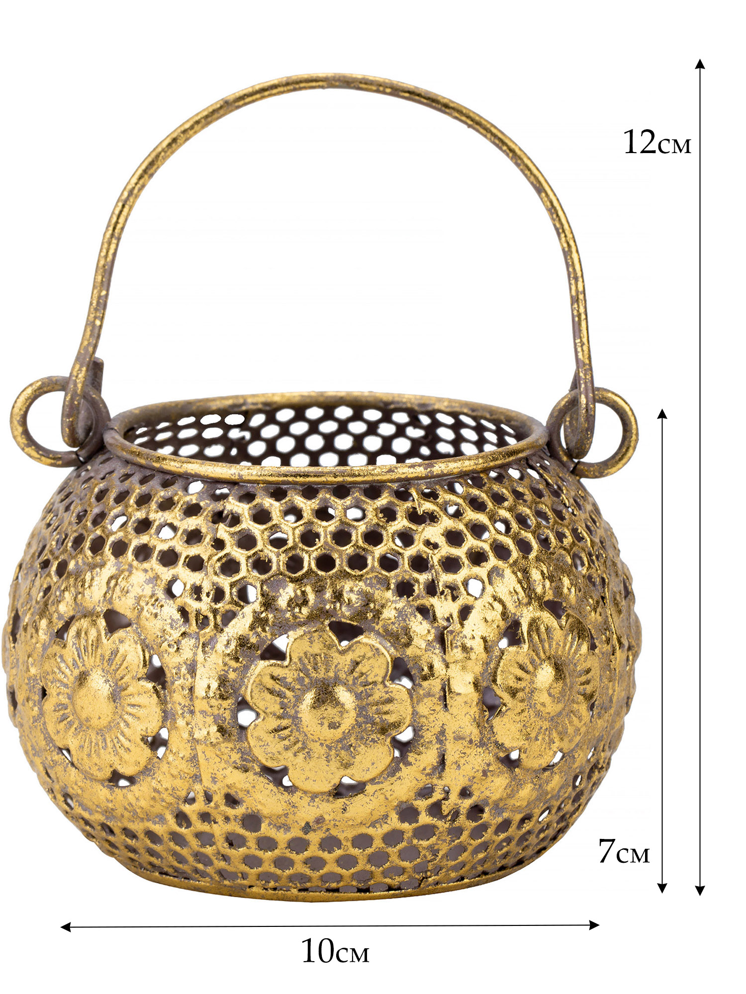 Подсвечник с ручкой Glasar 57-211