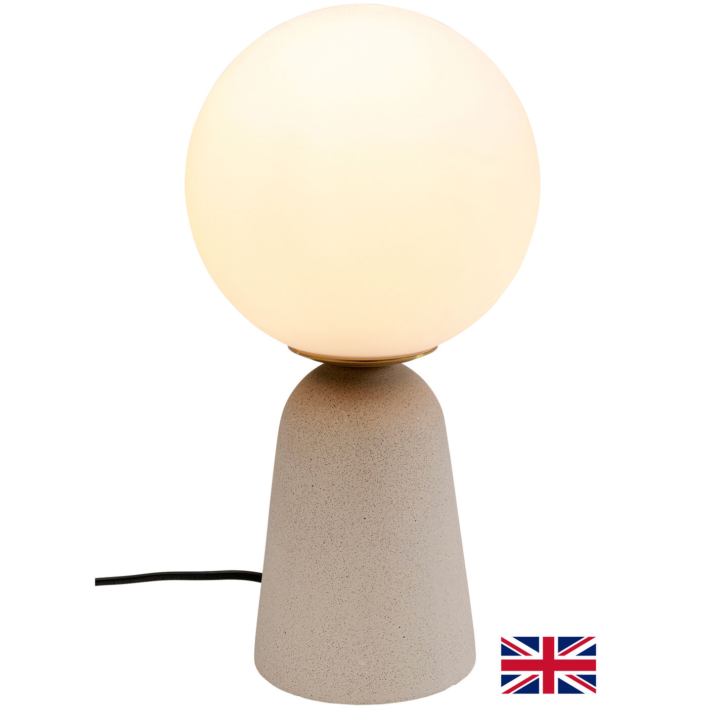 Светильник настольный Bollie Beige 33cm UK KARE 46102