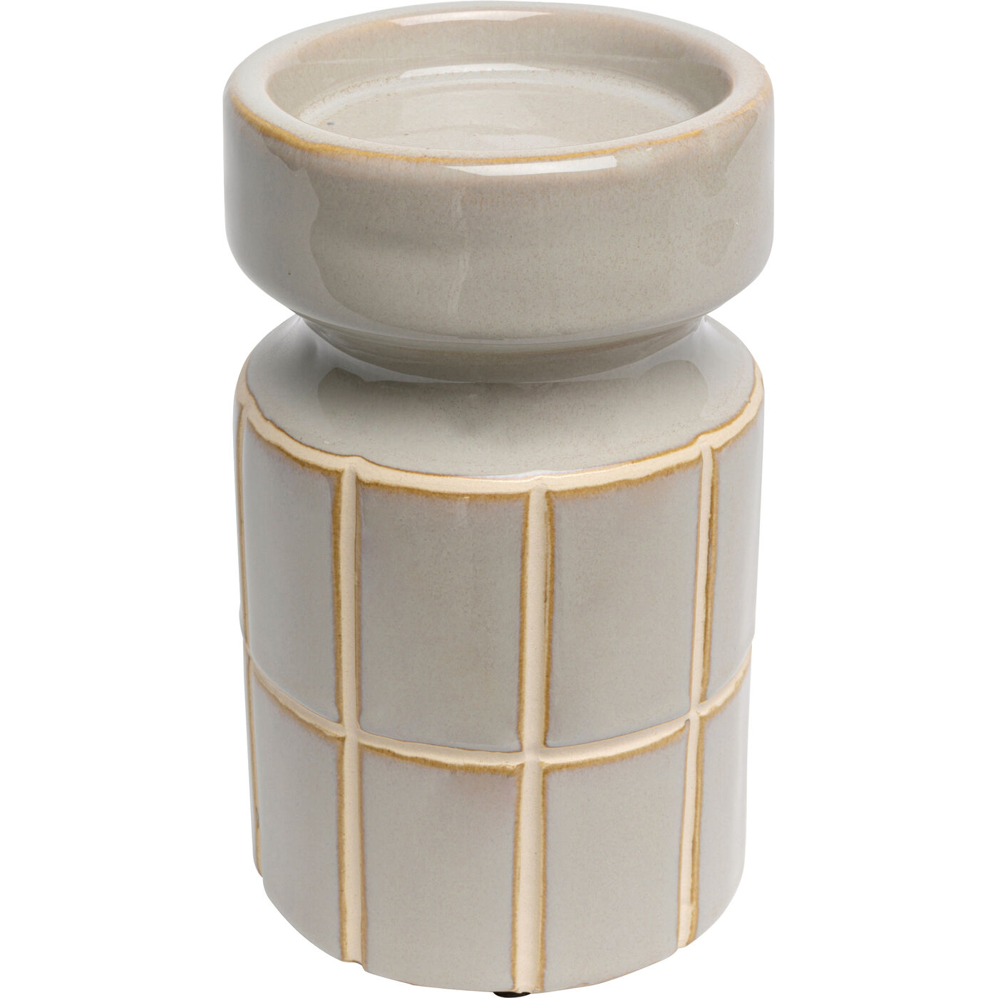 Подсвечник Bliss Tile Light Blue 18cm KARE 57972