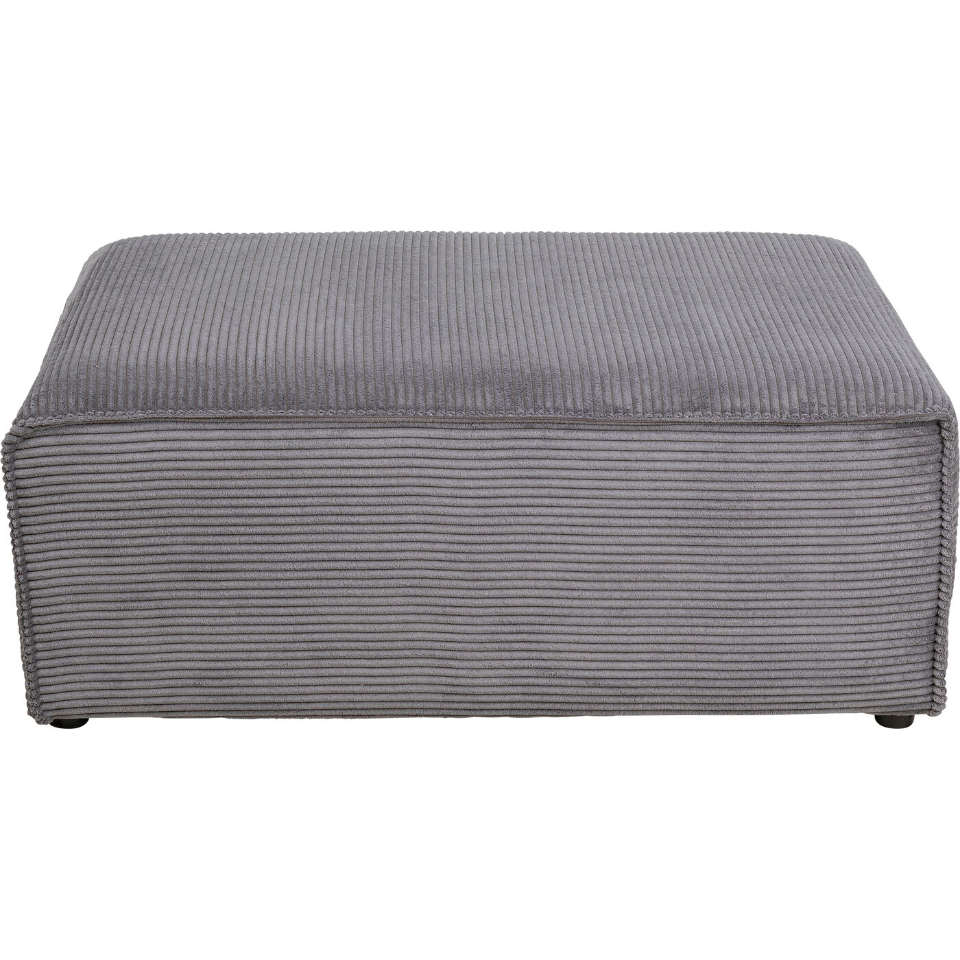 Диван правосторонний угловой Infinity Ottomane Cord Grey Right KARE 87399