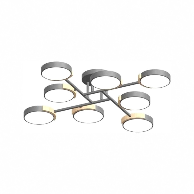Накладная люстра LED4U L3212-840 GR