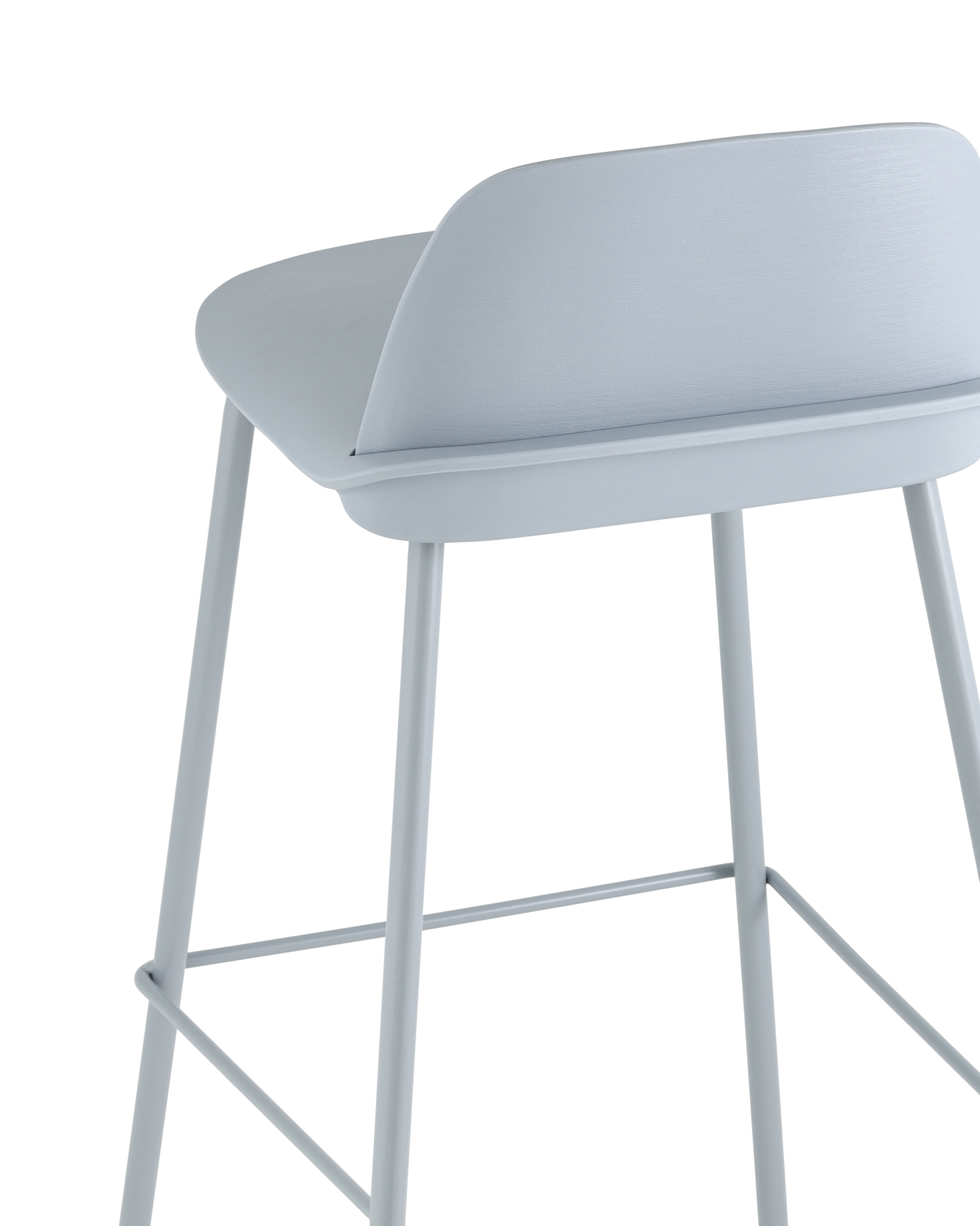 Стул барный Mist серо-голубой Stool Group