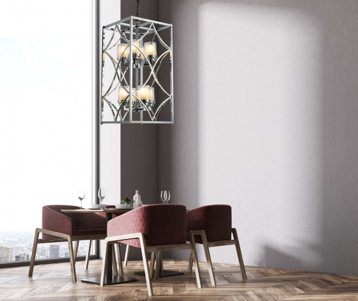 Подвесной светильник Lumina Deco LDP 1223-8 CHR
