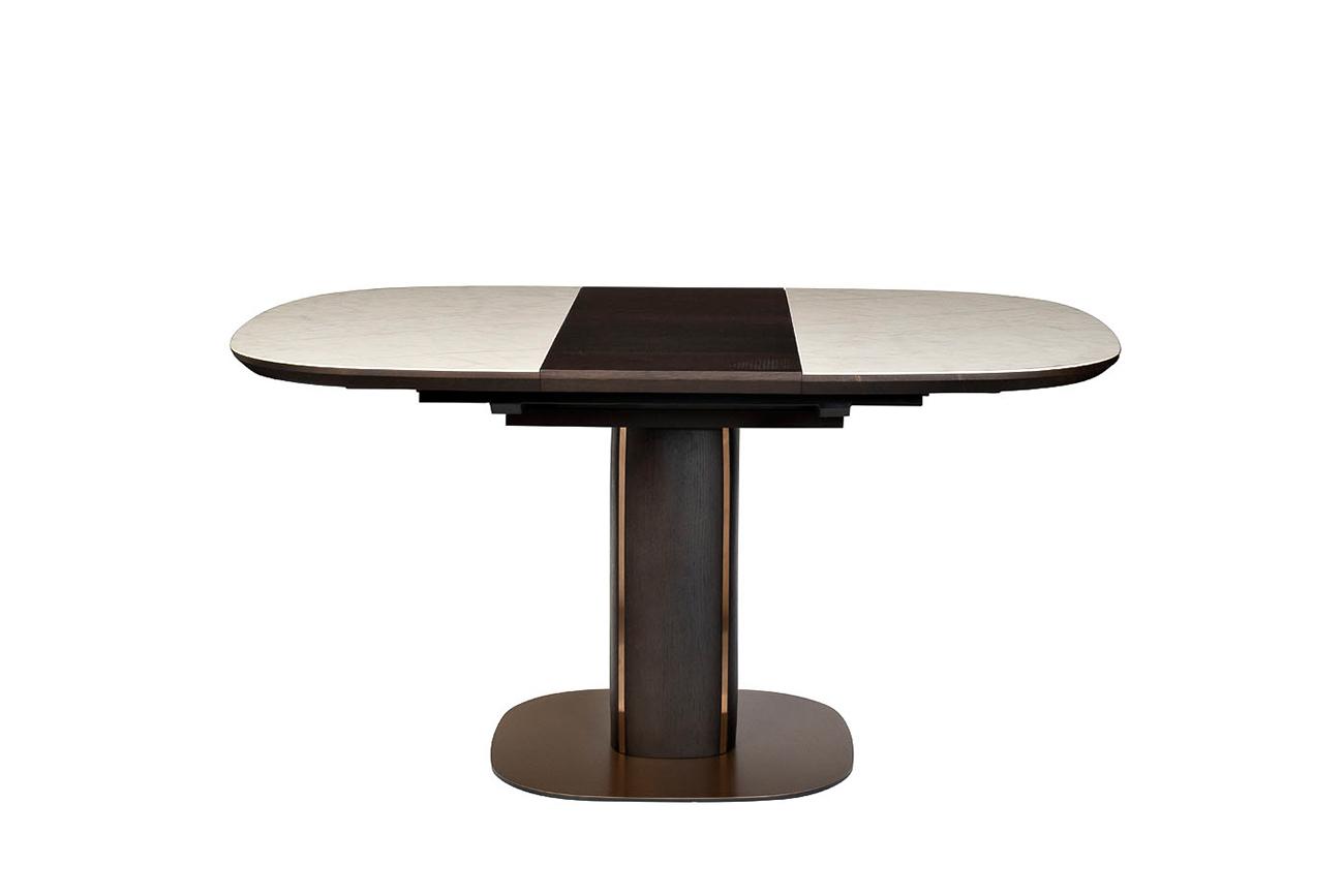 Стол обеденный раскладной с керамической вставкой Garda Decor 77IP-DT877-1