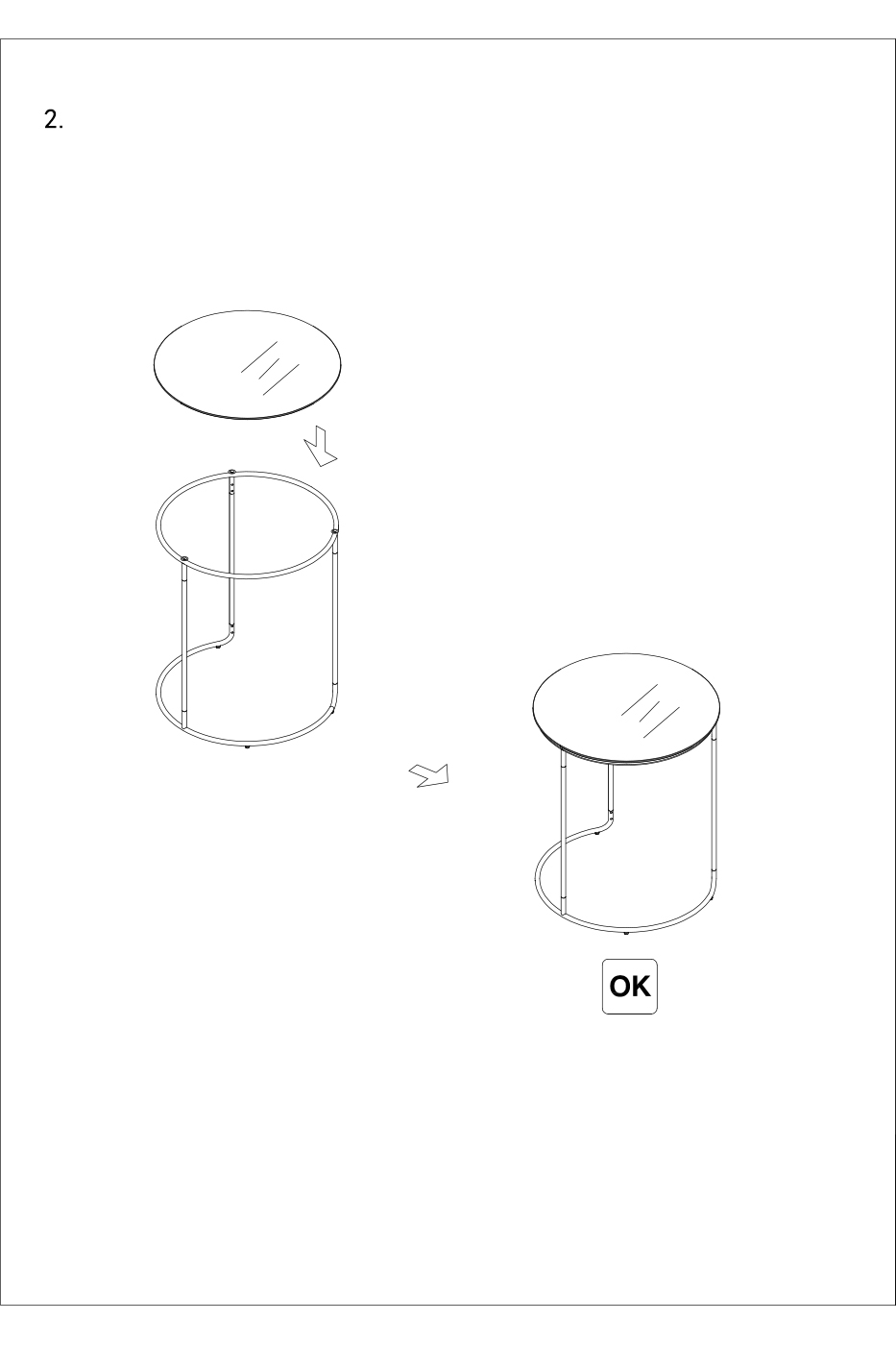 Набор из журнальны столов Garda Decor 40AD-00065