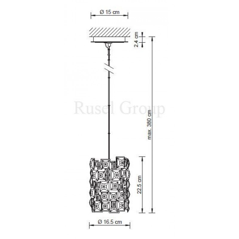 Подвесной светильник Swarovski MOSAIX 16.5 CM A.9950 NR 700 272