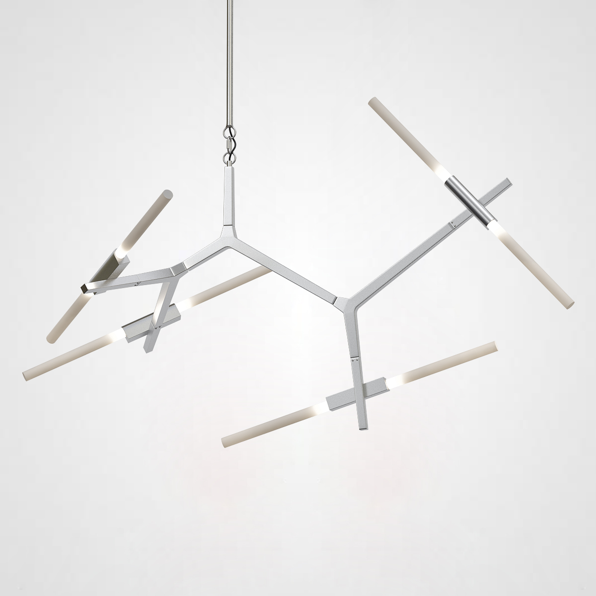 Люстра Агнес Chandelier Summer 8 Silver by ImperiumLoft