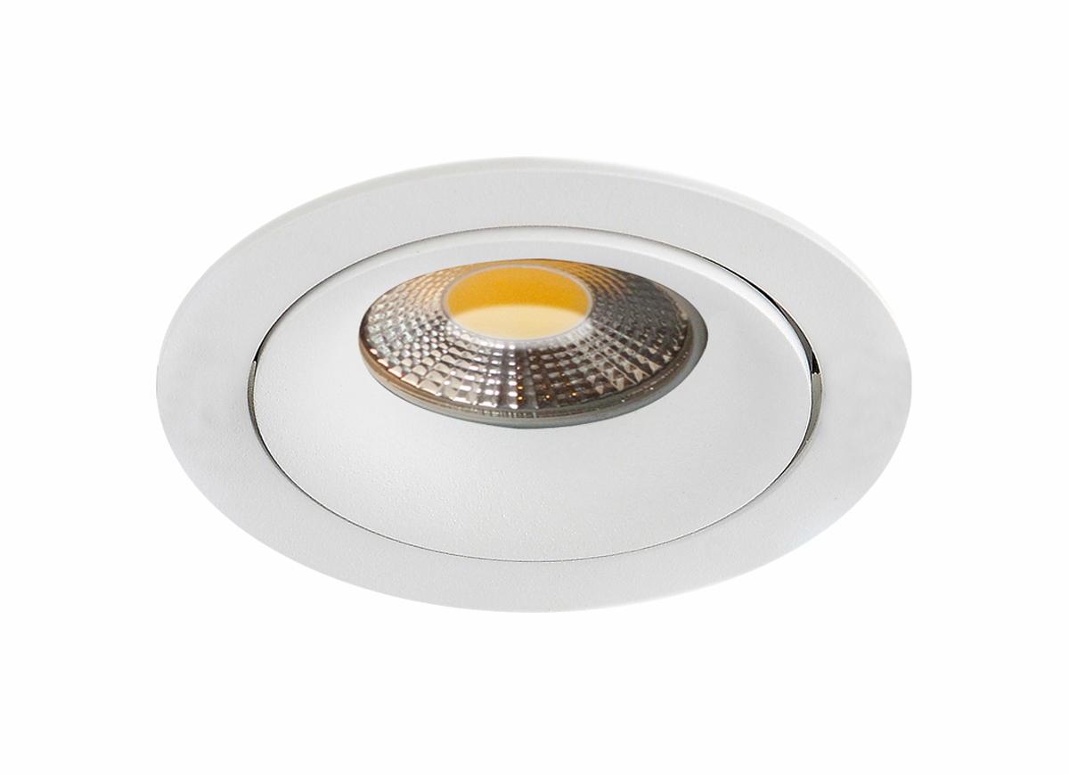 Встраиваемый поворотный светильник под сменную лампу Donolux DL18412/01TR White
