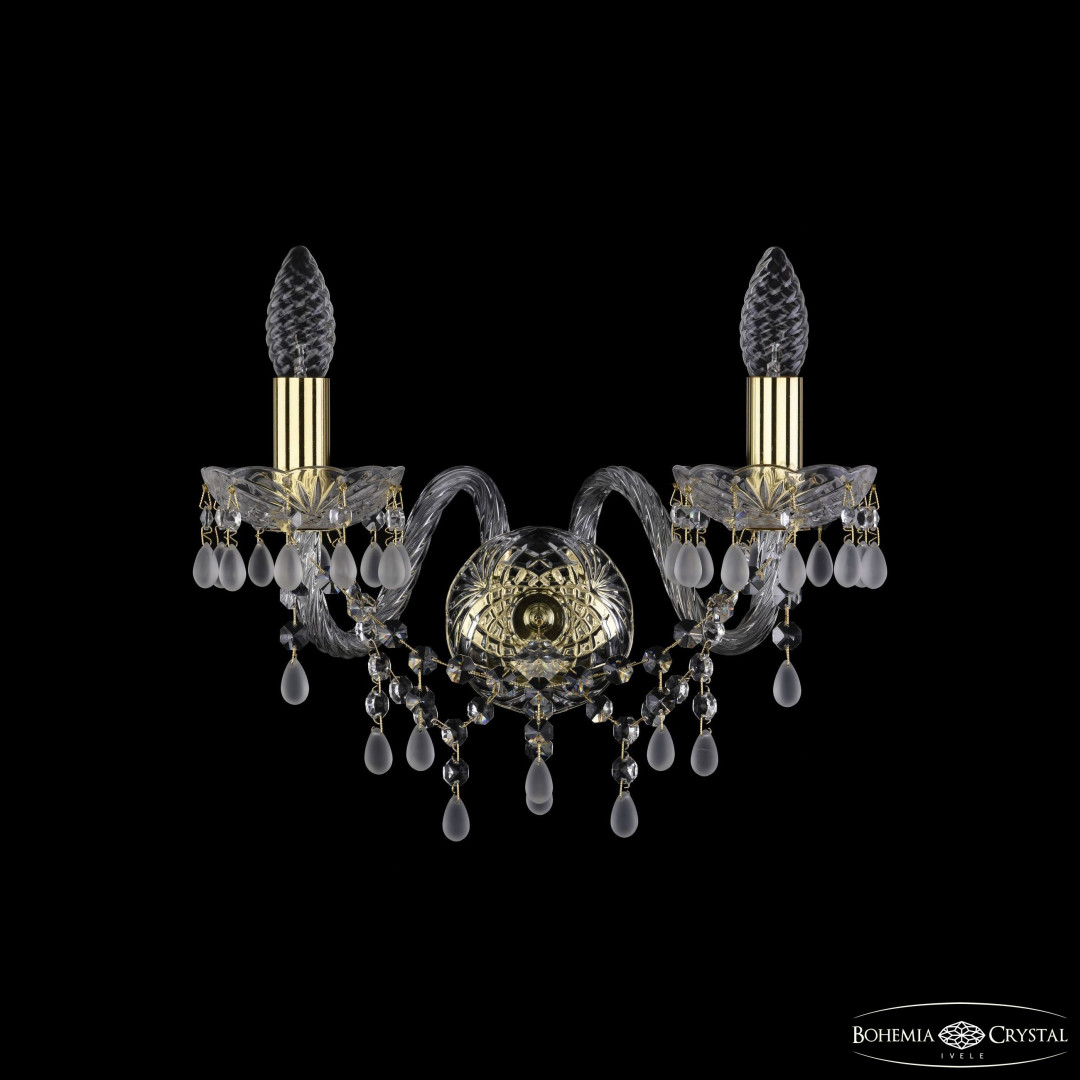 Бра хрустальные 1410B/2/160 G V0300 Bohemia Ivele Crystal