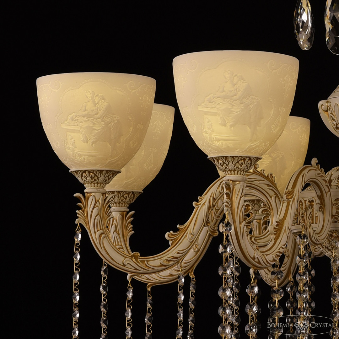 Люстра хрустальная AL79101/8/250 A WMG P1 U Pair Bohemia Ivele Crystal