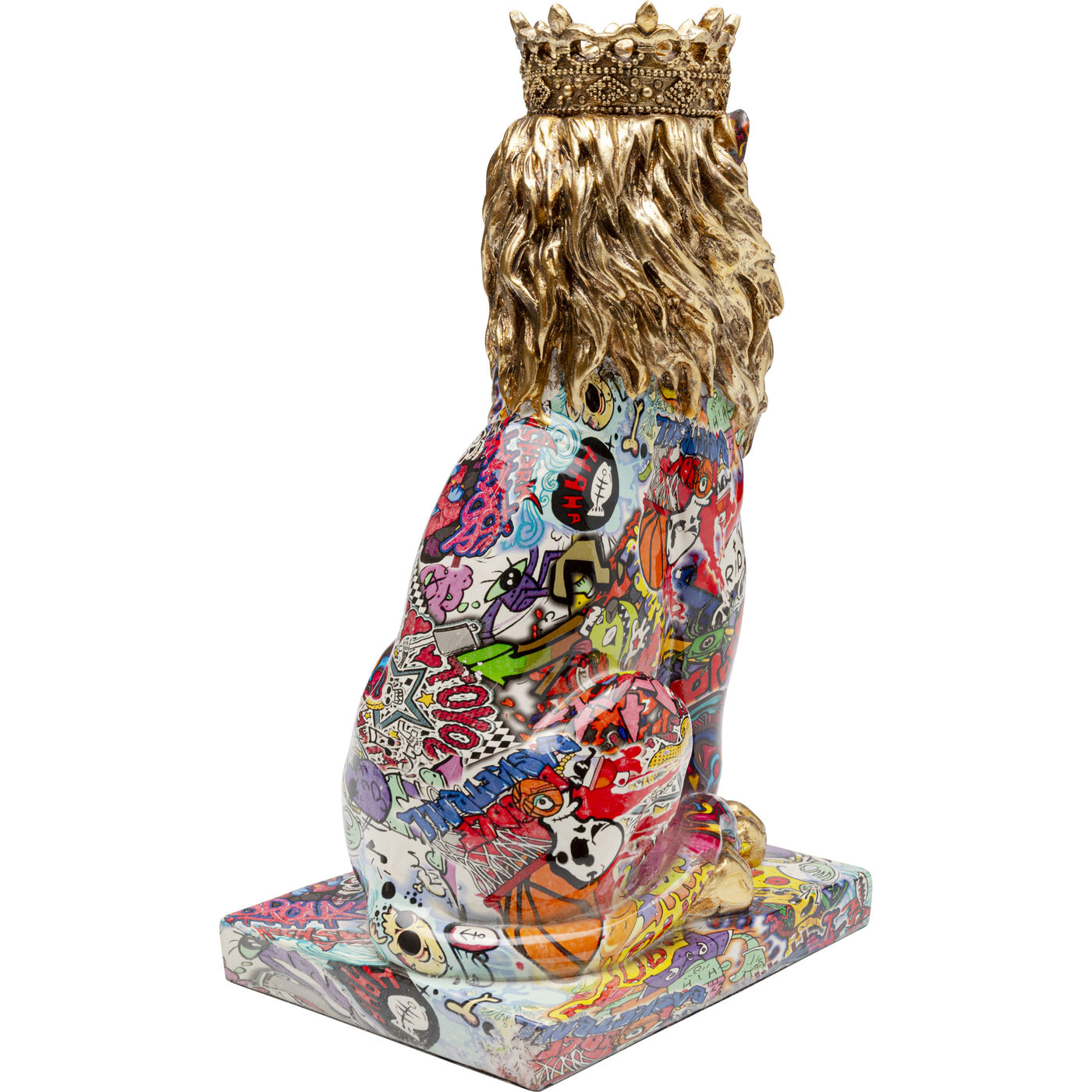 Фигура декоративная Graffiti King Lion 29cm KARE 56922