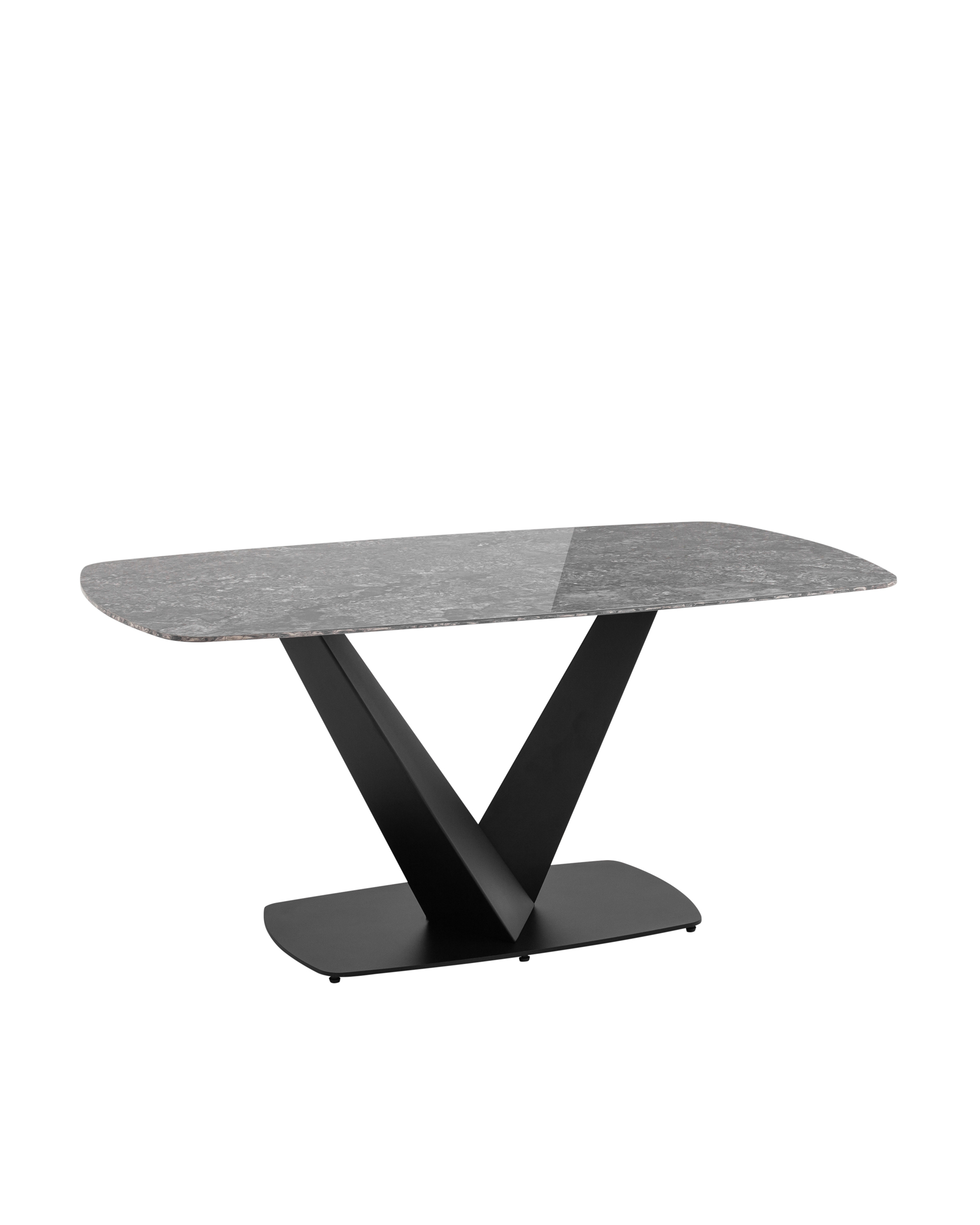 Стол обеденный Аврора 160*90 керамика черная Stool Group
