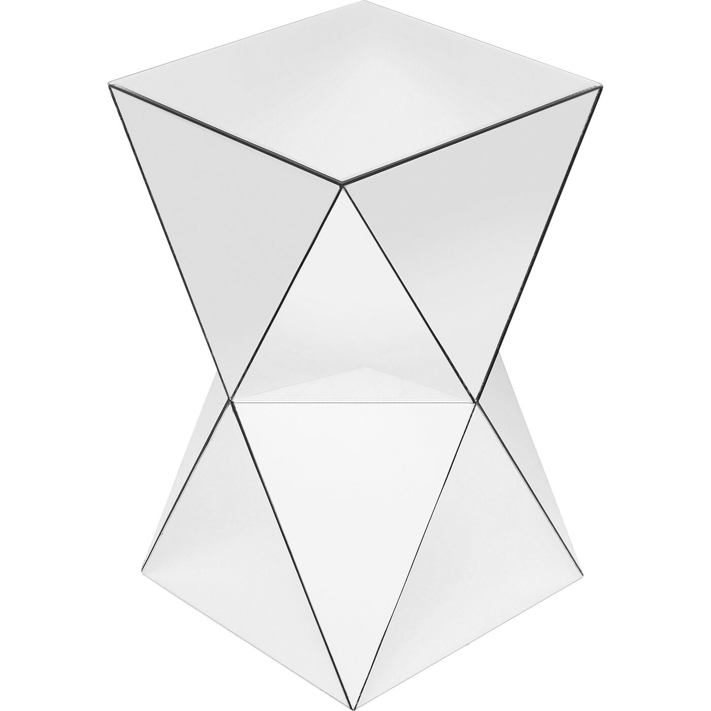 Столик журнальный Luxury Triangle White 32x32 см KARE 85650