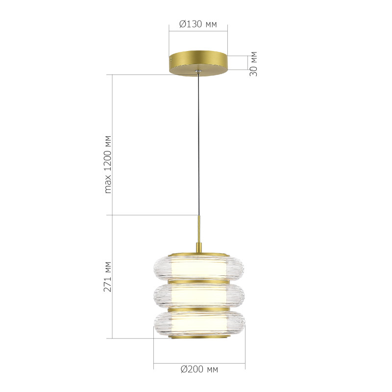 Подвесной светильник ST-Luce SL6239.203.03