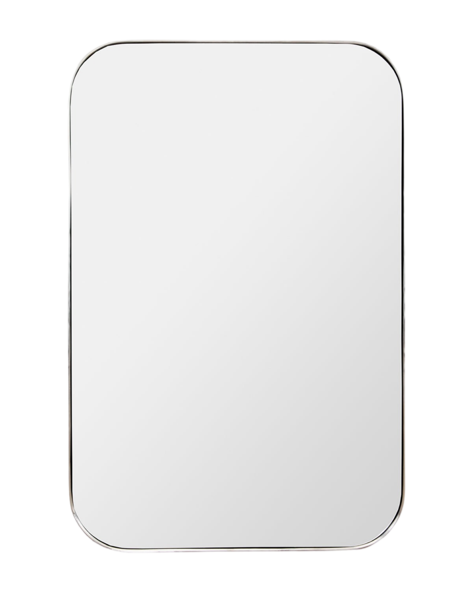 Серебряное настенное зеркало Олни Louvre Home DWM040824PND