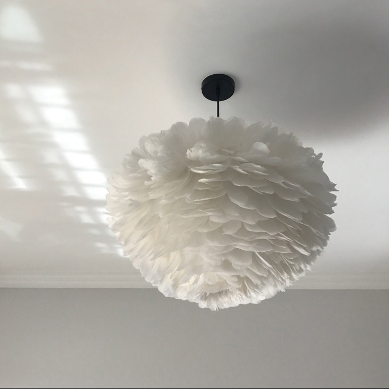 Люстра FEATHERS D40 Gray by ImperiumLoft