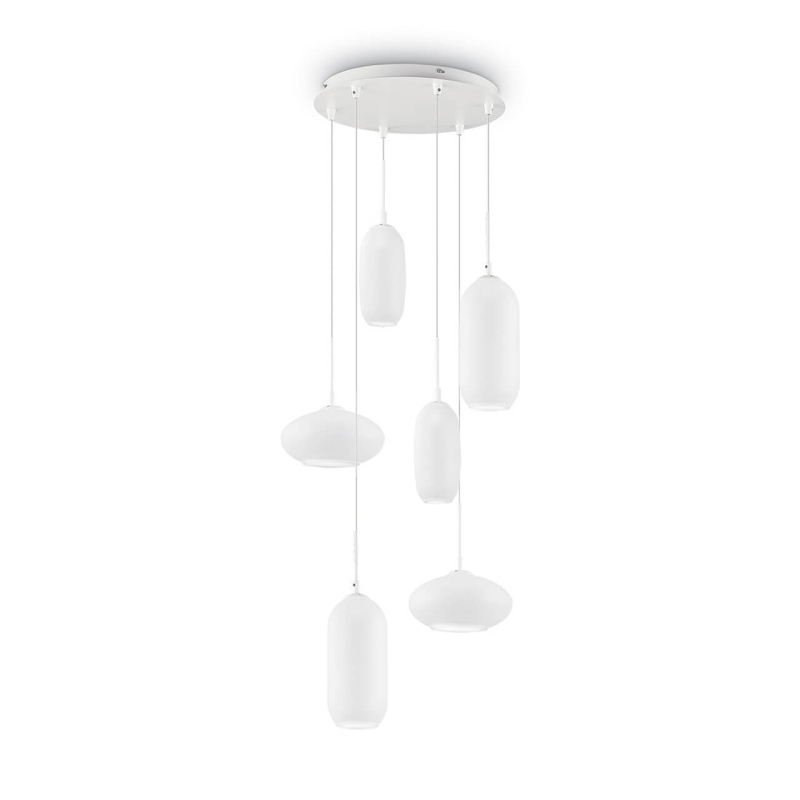 Подвесной светильник Ideal Lux YOGA SP6 BIANCO 173016