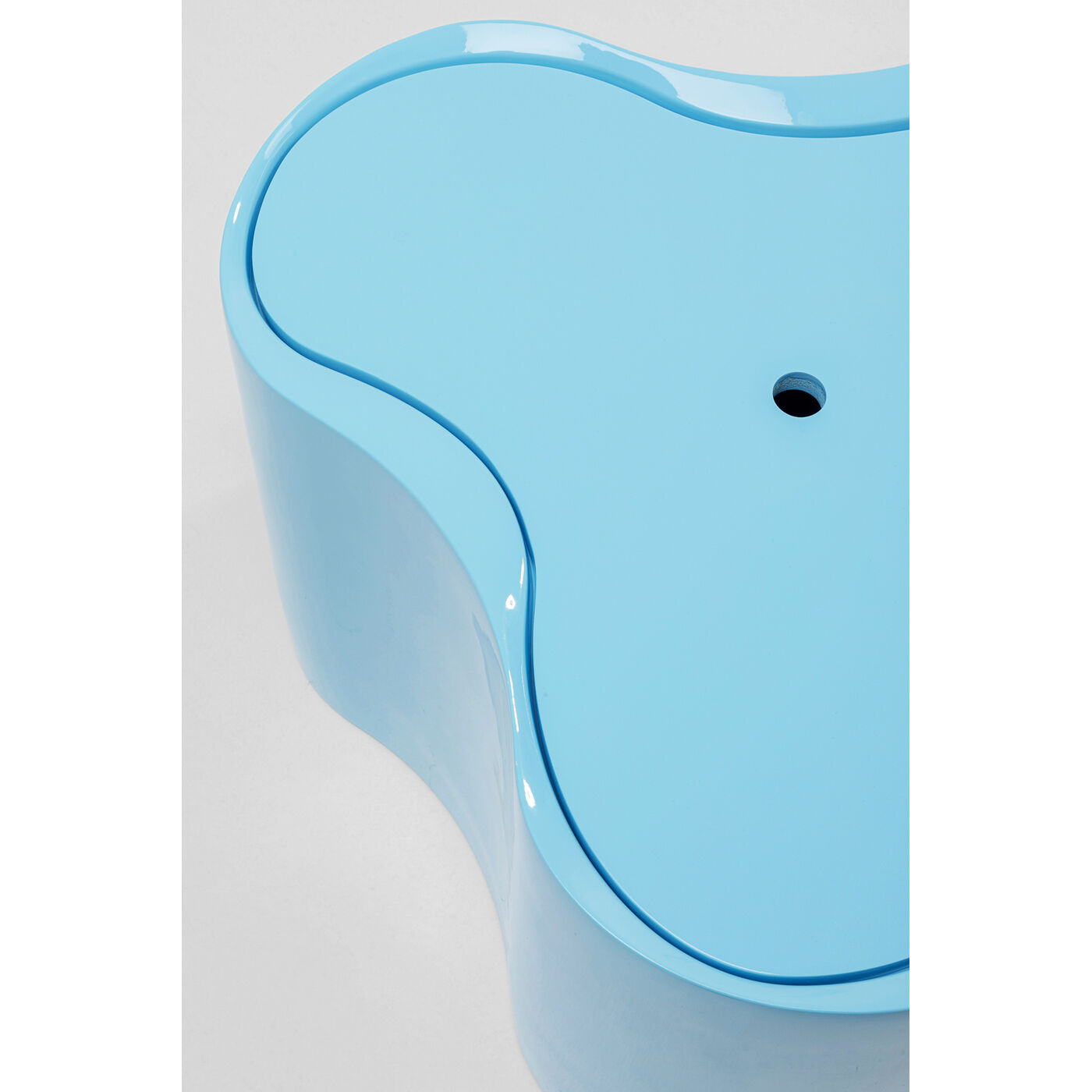 Стол приставной KARE x Karim Rashid Lotus Light Blue 35cm KARE 70881