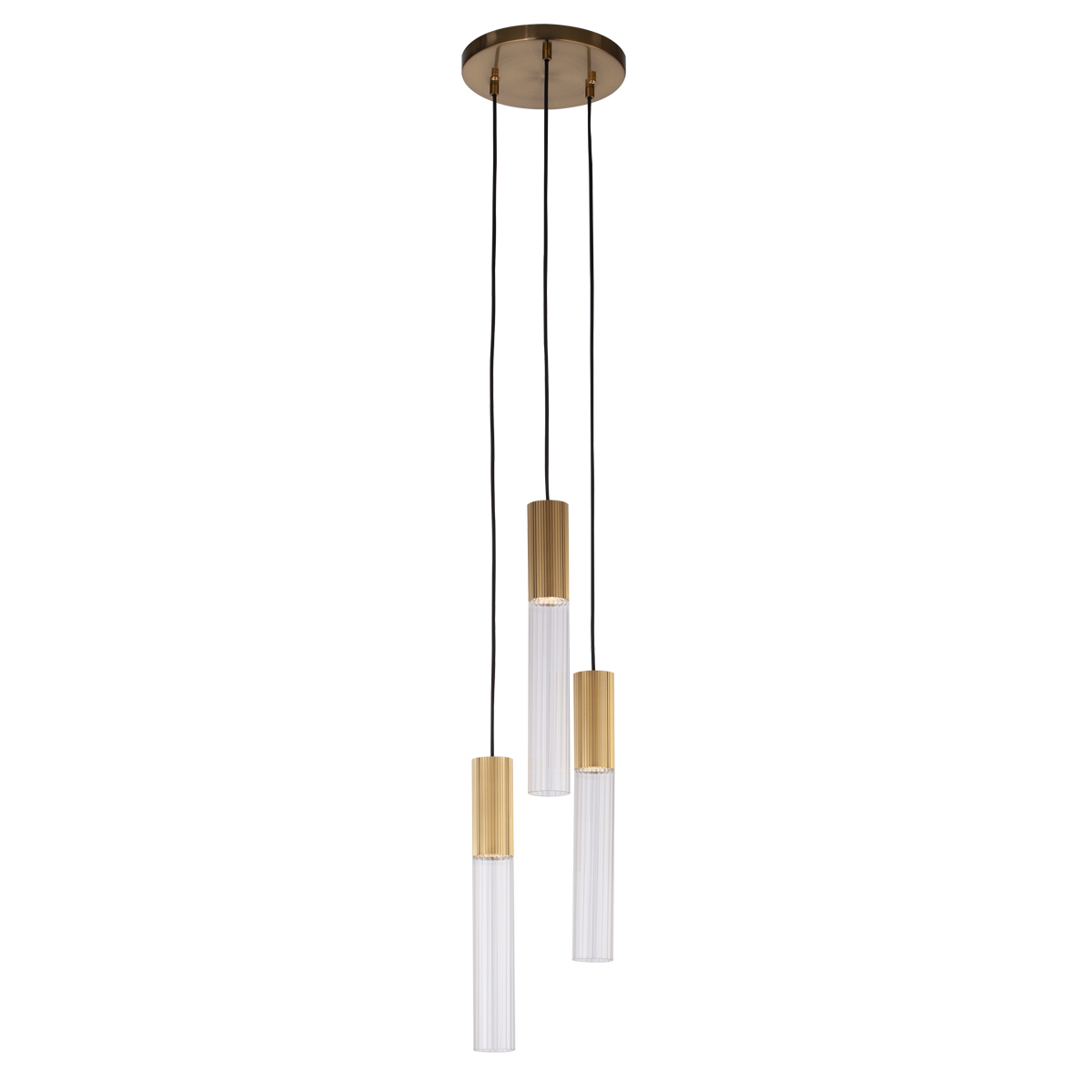 Подвесной светильник Delight Collection Flume 3A ant.brass