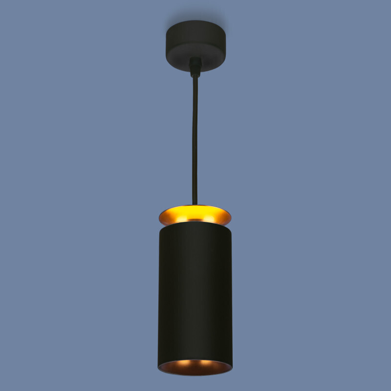 Подвесной светильник Elektrostandard DLS021 9+4W 4200К черный матовый/золото