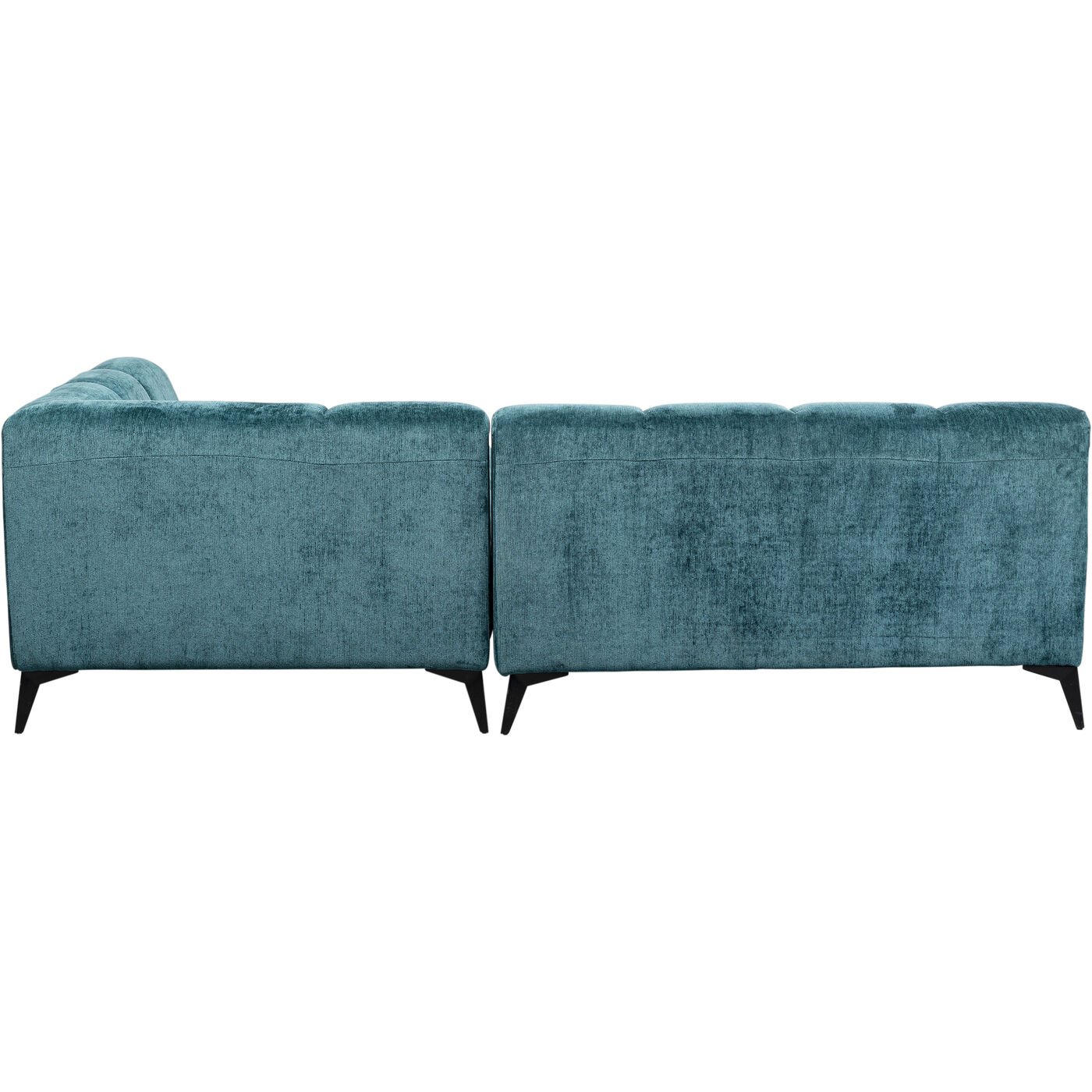 Диван правосторонний угловой Nia Glam Dark Green Right 250см KARE 87970