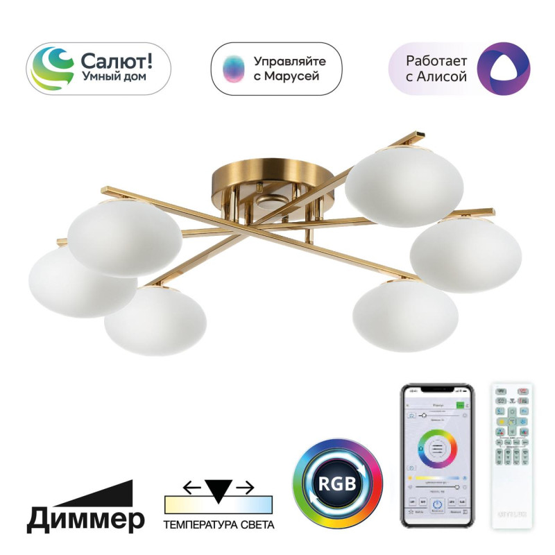 Накладная люстра Citilux CL226A163