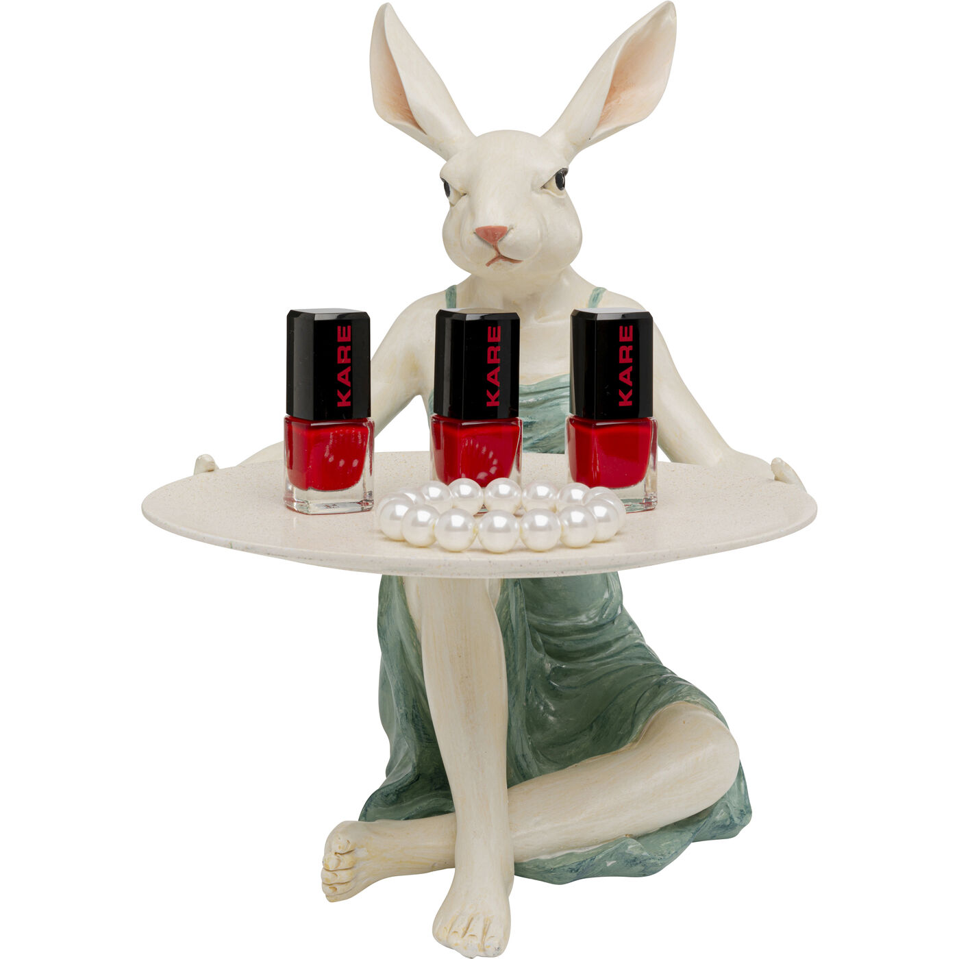 Фигура декоративная Lady Rabbit Tray 29cm KARE 56920