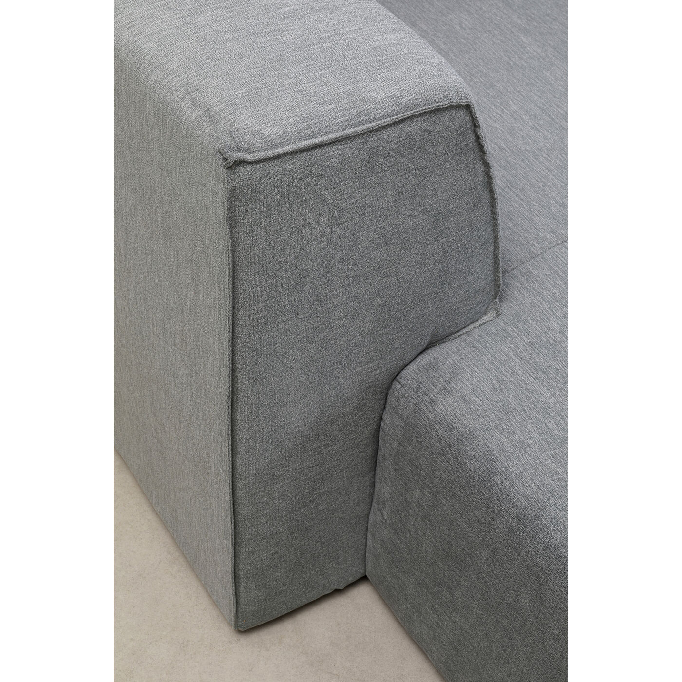 Диван угловой левосторонний Infinity Ottomane Left Grey KARE 81324