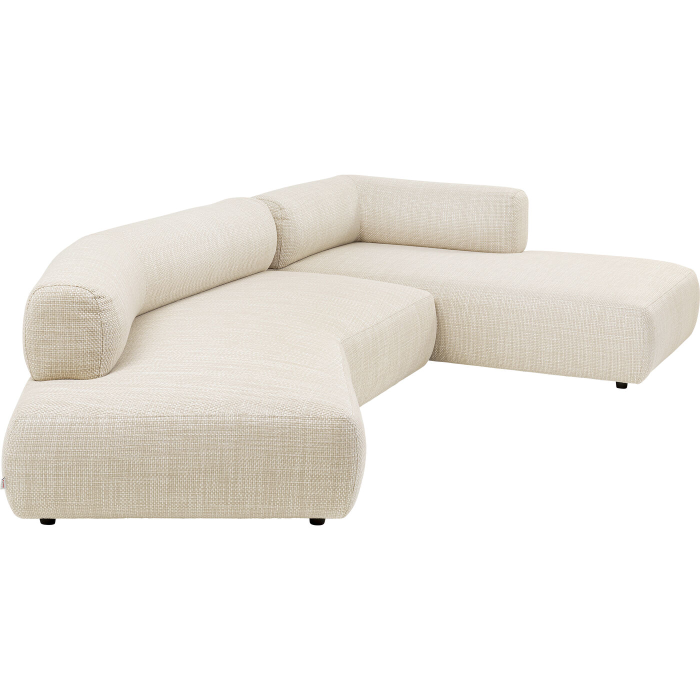 Диван правосторонний угловой Bow Right Cream KARE 88022