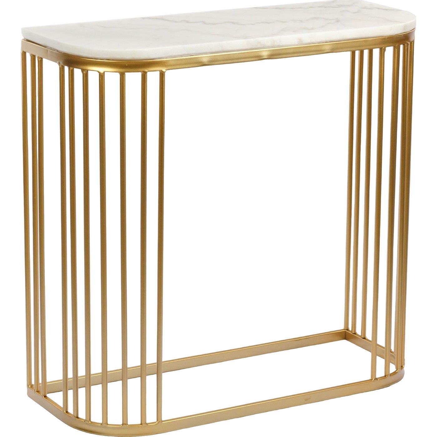 Консоль с белым мрамором Glasar 54-038