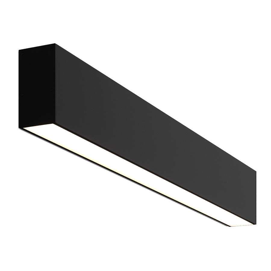 Накладной светодиодный светильник Ledron LINE GULAR 500 Black 4000K