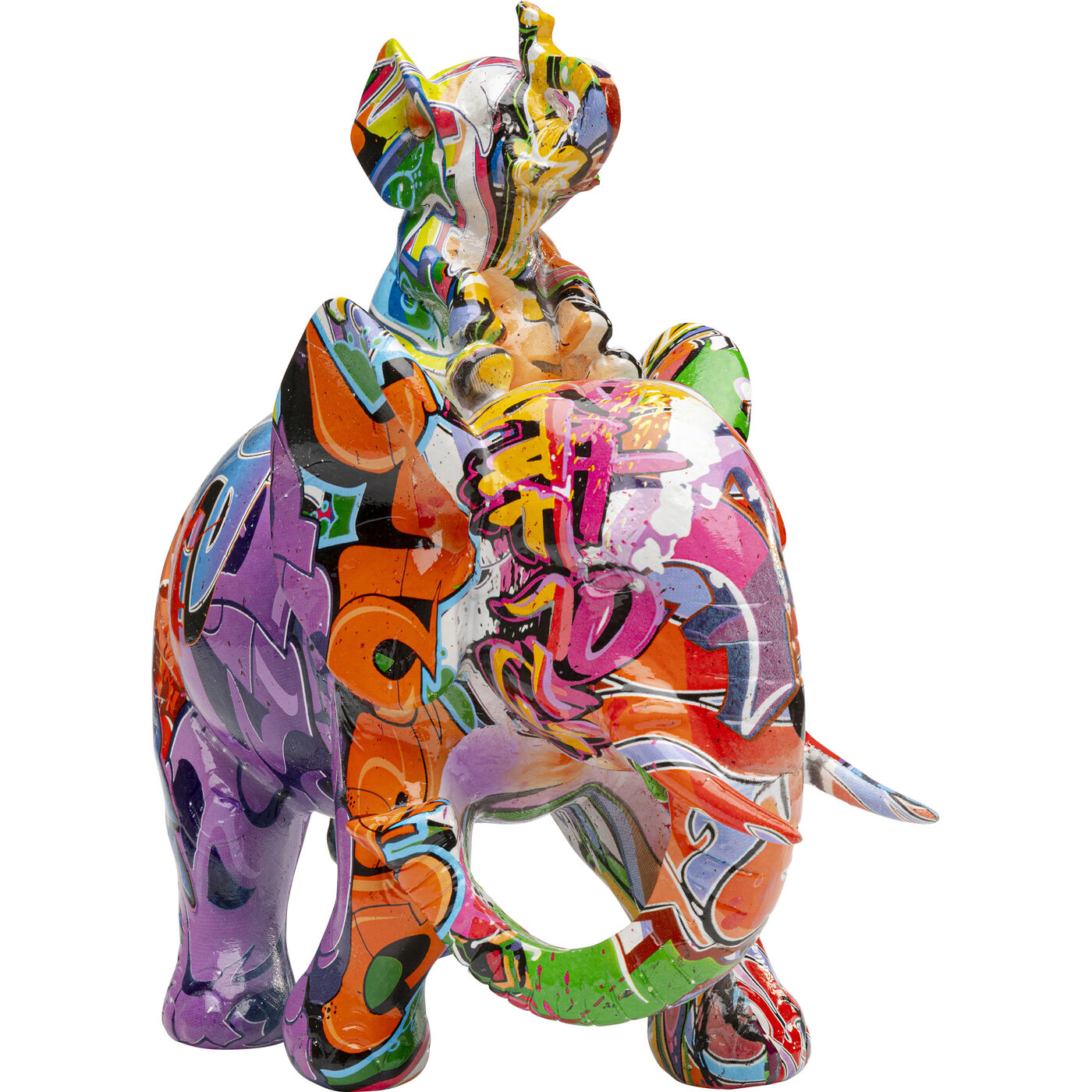 Фигура декоративная Elefant Dumbo Uno Graffiti KARE 57253