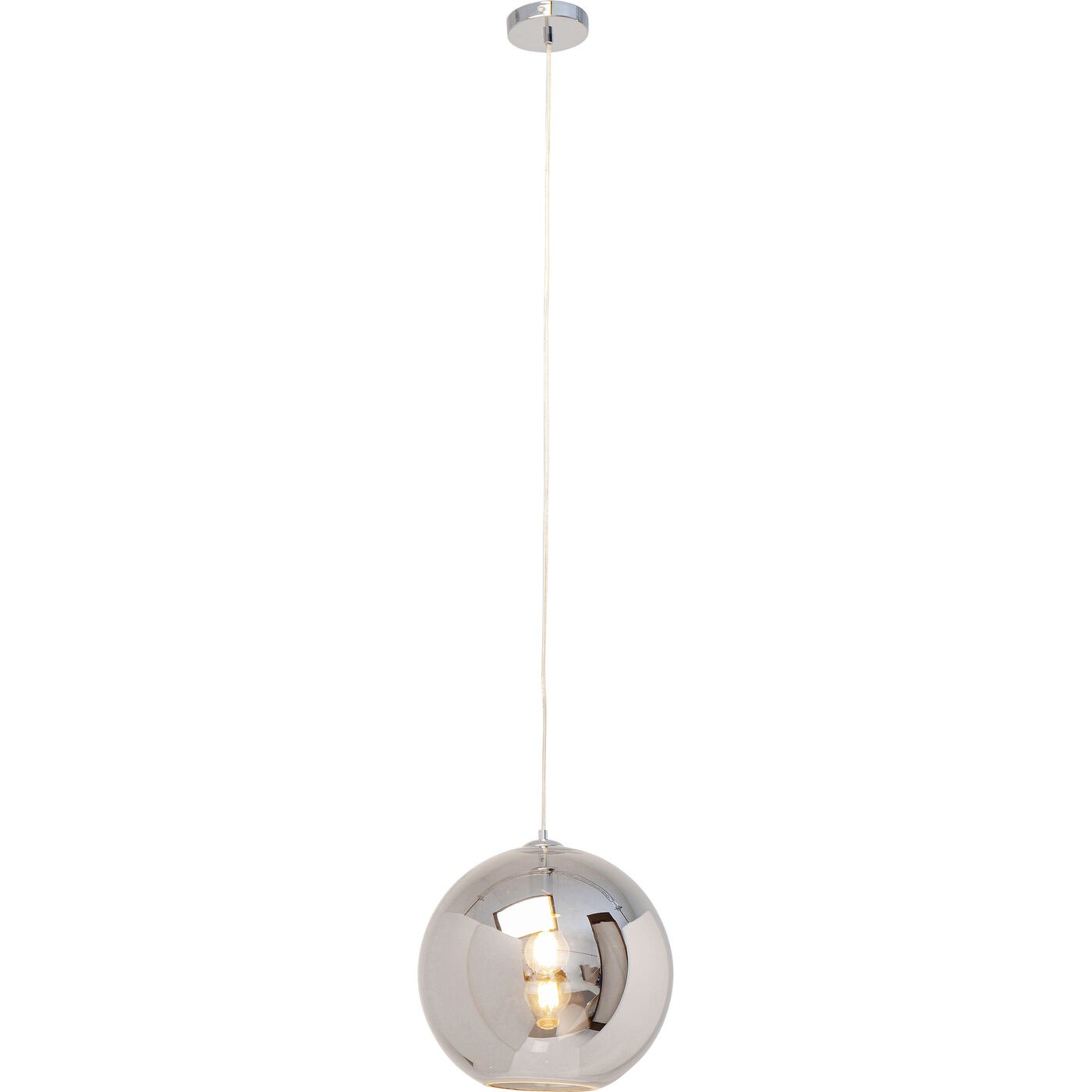Светильник подвесной Caldaia Silver Ø35 см KARE 56410