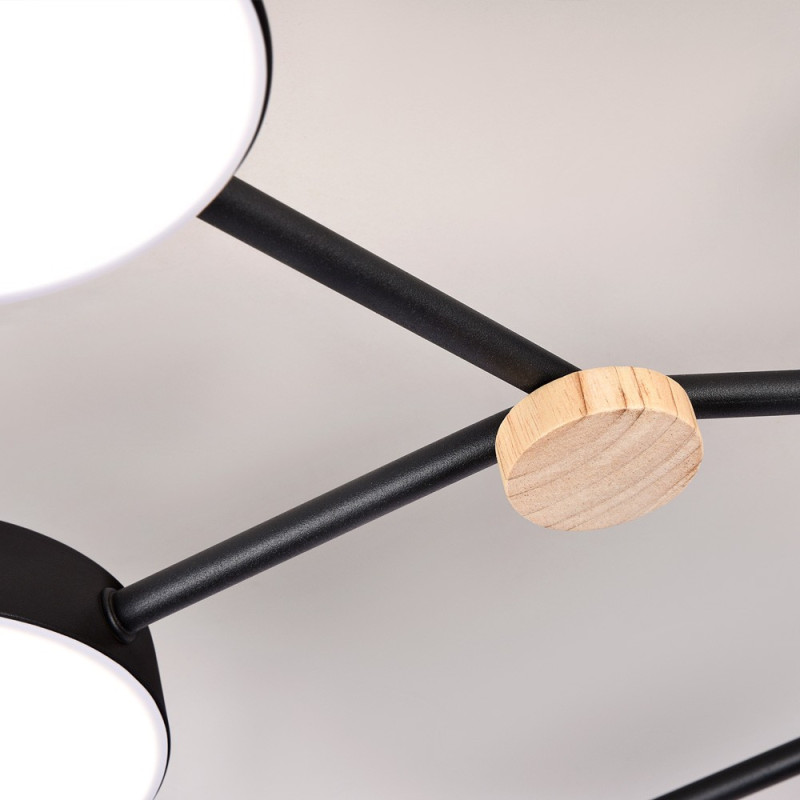 Накладная люстра LED4U L3201-700 BK