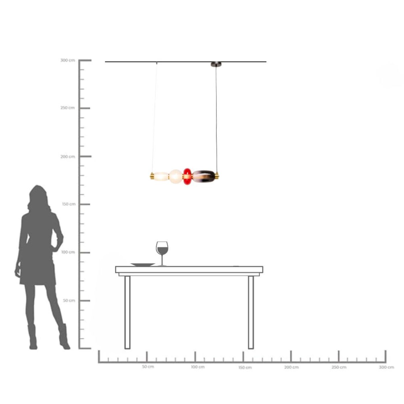 Светильник подвесной Sugar 72cm KARE 56915