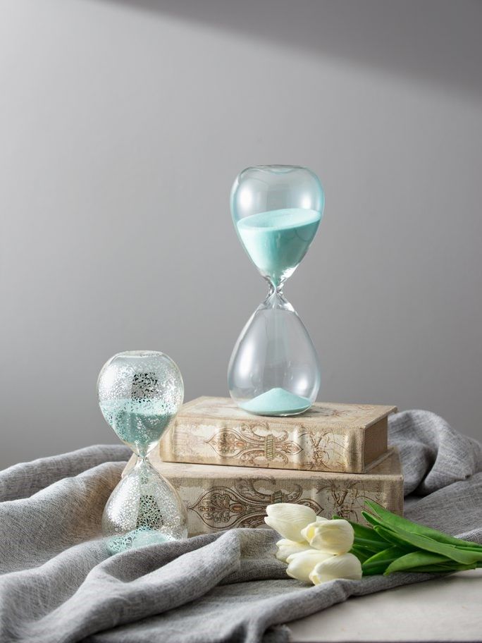 Декоративное изделие Песочные часы Glasar 73229-JADE